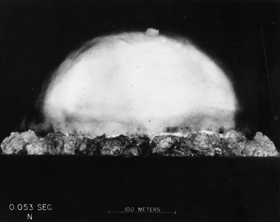 Nuclear explosion in Los Alamos